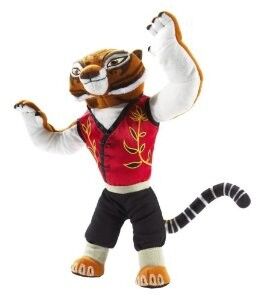 Belles peluches de bande dessinée de tigresse de panda de Kungfu pour des cadeaux de promotion