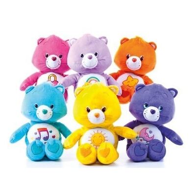 Le soin jaune soutient des jouets de peluche de bande dessinée de peluches pour des filles, bébés