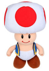 Jouets superbes de peluche de bande dessinée de vieil homme de champignon de Mario pour des cadeaux de promotion