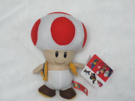Jouets superbes de peluche de bande dessinée de vieil homme de champignon de Mario pour des cadeaux de promotion