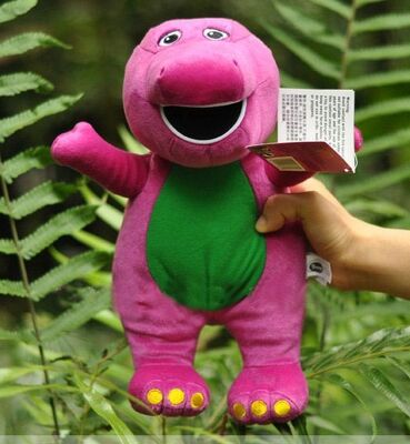 jouets de peluche de bande dessinée bourrés par prise de bec pourpre douce de 25cm pour la collection