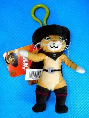 Le chat de bande dessinée dans les bottes a bourré le jouet Keychain de peluche pour des cadeaux de promotion