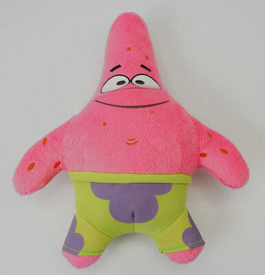 La bande dessinée d'ensemble complet de famille de SpongeBob a bourré des jouets, rose/vert/rouge/jaune