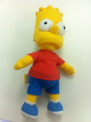 Les jouets de peluche de bande dessinée de peluches de Simpsons, matériel de polyester