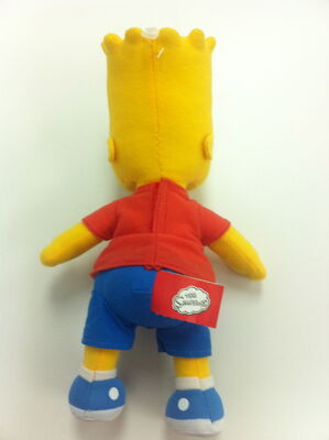 Les jouets de peluche de bande dessinée de peluches de Simpsons, matériel de polyester