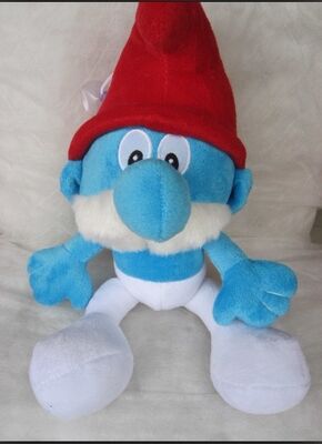 Jouets mignons de peluche de bande dessinée de peluches de Smurf pour vendre la machine de grue