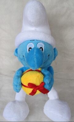 Jouets mignons de peluche de bande dessinée de peluches de Smurf pour vendre la machine de grue