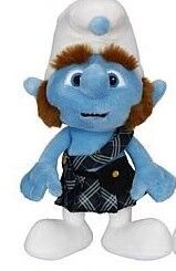 Jouets mignons et bleus de peluche de bande dessinée de jouet bourrés par Smurf pour des cadeaux de promotion