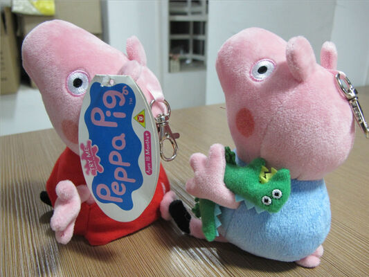 La peluche de bande dessinée de peluches de porc de Peppa joue des cadeaux de promotion
