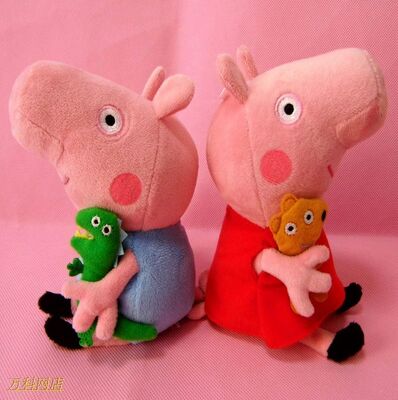 La peluche de bande dessinée de peluches de porc de Peppa joue des cadeaux de promotion