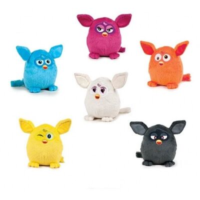 Peluches de Furby pour les bébés, jouets de peluche de bande dessinée en matériel de polyester