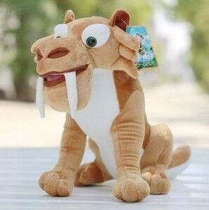 Jouets de peluche de bande dessinée de peluches de période glaciaire pour la collection, Brown
