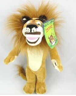 Petites peluches le nombre d'actions d'ensemble complet de famille du Madagascar 3