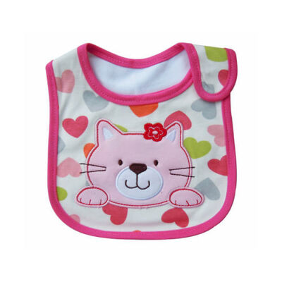 Bavoirs faits sur commande de bébé de coton drôle pour le garçon et la fille, Eva imperméable