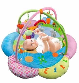 Beaux gymnases faits sur commande Playmat de jeu de bébé de fleur et gymnase pour des bébés