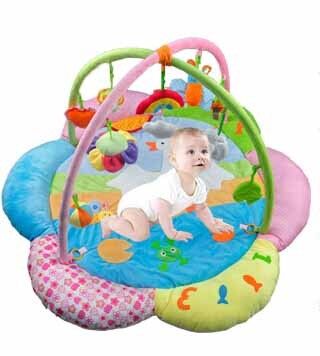 Beaux gymnases faits sur commande Playmat de jeu de bébé de fleur et gymnase pour des bébés