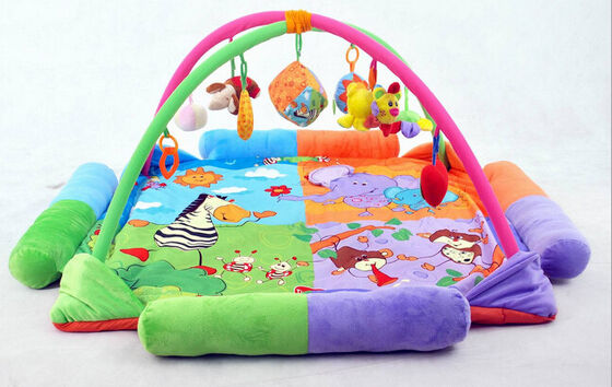 Gymnase animal d'activité de bébés de tapis de gymnase d'activité de bébé de jardin adapté aux besoins du client