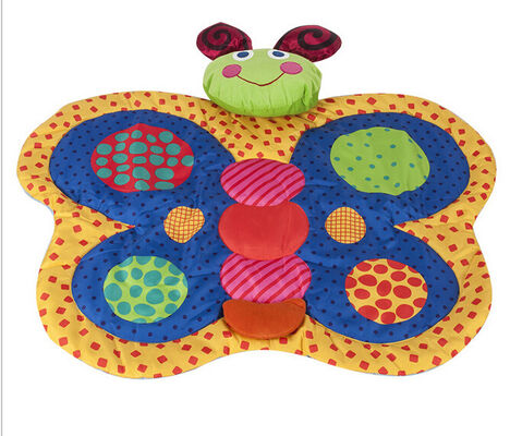 Gymnases de jeu de bébé de papillon et tapis/matériel infantile de polyester de gymnase d'activité
