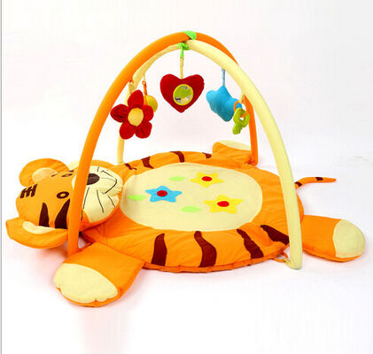 Gymnase infantile d'activité de beaux de lion de bébé gymnases mignons de jeu en matériel de polyester