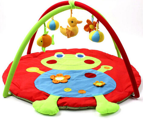 Beaux gymnases d'activité de bébé de grenouille/gymnase de coup-de-pied et jeu de bébé fait sur commande
