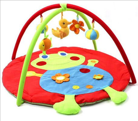 Beaux gymnases d'activité de bébé de grenouille/gymnase de coup-de-pied et jeu de bébé fait sur commande