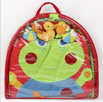 Beaux gymnases d'activité de bébé de grenouille/gymnase de coup-de-pied et jeu de bébé fait sur commande