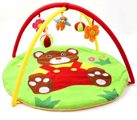 Gymnases mous, Playmat et gymnase de jeu de bébé de coton de panda pour des bébés