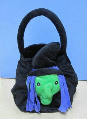 La peluche noire de Halloween joue/les sacs de cadeau peluches de Halloween 30cm