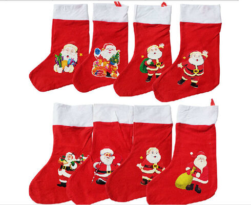 le cadeau de peluche de bas de Santa de Noël 16inch pour des vacances de Noël célèbrent