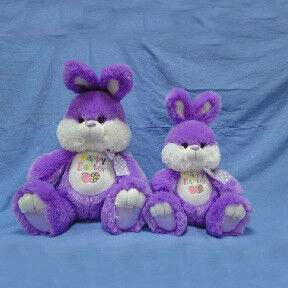 16inch belle Pâques pourpre que les jouets de poussée de lapin de lapins pour le festival célèbrent