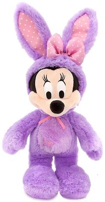 Lapins bourrés par peluche molle écologique de Minnie Mouse pour Pâques, pourpres