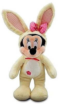 La peluche adaptée aux besoins du client de lapin de Pâques Mickey Mouse de peluches joue en Brown/outre du blanc