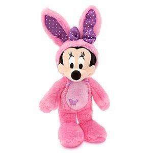 Lapin rose de Minnie Mouse Pâques de peluches de bande dessinée pour des bébés