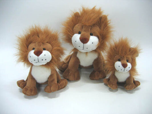jouets sauvages de peluche de peluche du lion 10inch, jouets mous pour des cadeaux de promotion