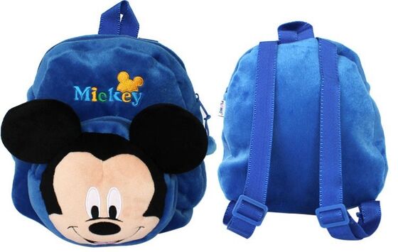 sac d'école bleu de Mickey Mouse de 12 pouces, sacs à dos personnalisés d'enfant en bas âge