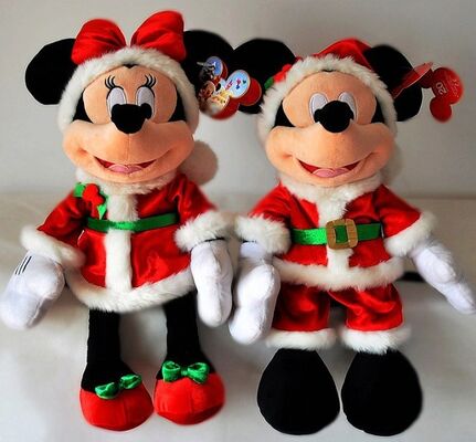 La peluche faite sur commande joue Noël Disney Mickey Mouse et des jouets de Minnie Mouse 45cm