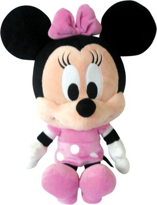 Jouets mous de peluche de Disney de rose de jouet de Minnie Mouse de grande tête avec le logo fait sur commande