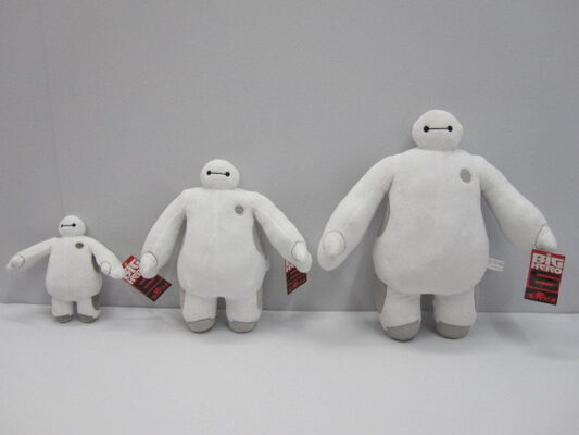 Grand jouet de peluche de Baymax du héros 6 avec la main de rotation, taille de 20cm 30cm 40cm