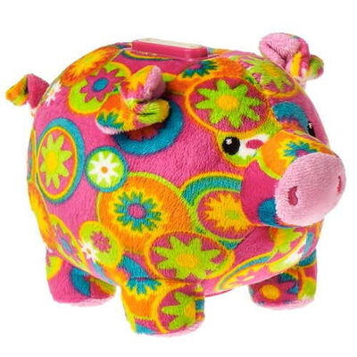 jouet de peluche bourré par banque mignonne de Moneky de tirelire de porc de 18cm pour la collection de pièce de monnaie