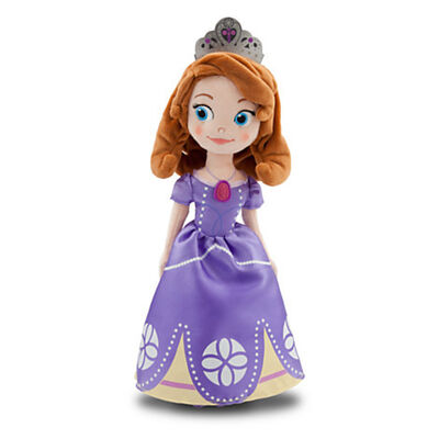 Petits jouets bourrés de princesse Sofia de poupée molle bleue de peluche pour de petites filles