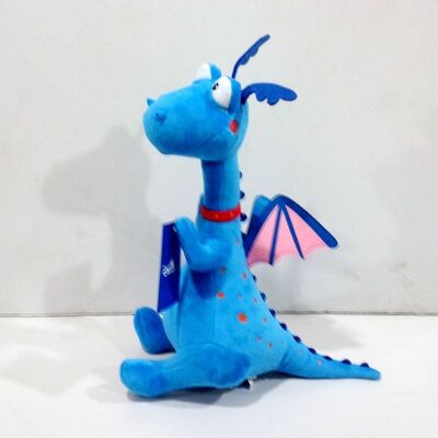jouets de peluche bourrés par bande dessinée bleue mignonne de dragon de Doc. McStuffins de 30cm Disney