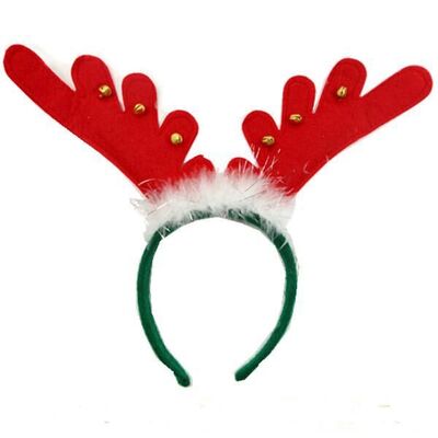 Chapeau de bandeau d'andouillers de mode - accessoire de costume d'oreilles de Rindeer de peluche pour la partie