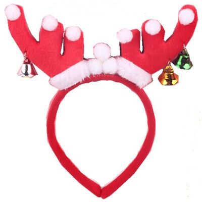 Chapeau de bandeau d'andouillers de mode - accessoire de costume d'oreilles de Rindeer de peluche pour la partie
