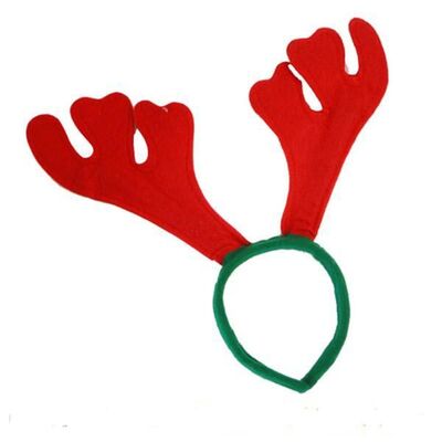 Chapeau de bandeau d'andouillers de mode - accessoire de costume d'oreilles de Rindeer de peluche pour la partie