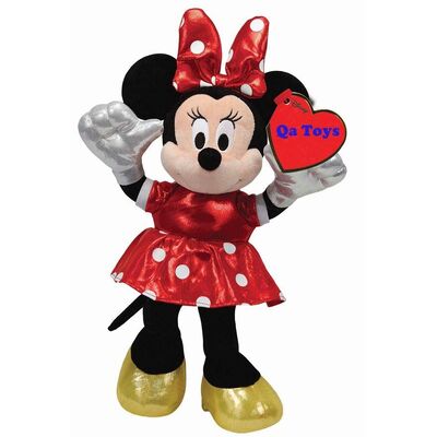 Peluche rouge Minnie Mouse de Disney de mode pour les jouets bourrés par Saints Valentin