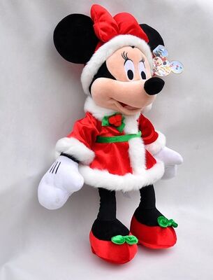 Noël Mickey Mouse de Disney de la mode 18inch et jouets de peluche de Minnie Mouse