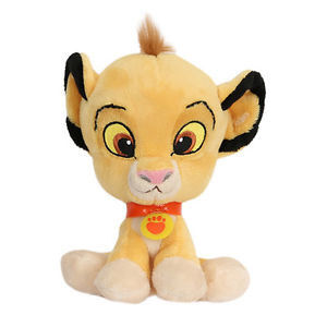Le grand Roi principal jaune Simba Cartoon Stuffed Plush de lion de 8inch Disney joue
