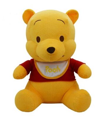 Jouets mignons de peluche de Disney bourrés par Winnie the Pooh avec la grande tête