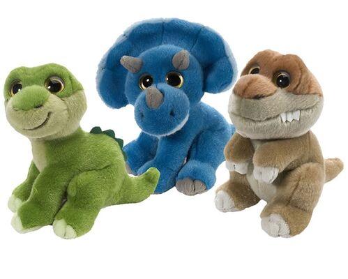 Jouets de peluche de dragon de Dino d'animaux de forêt, vert/bleu/gris