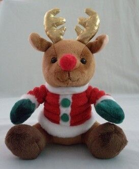 La peluche adaptée aux besoins du client d'enfants de peluches d'orignaux/renne joue